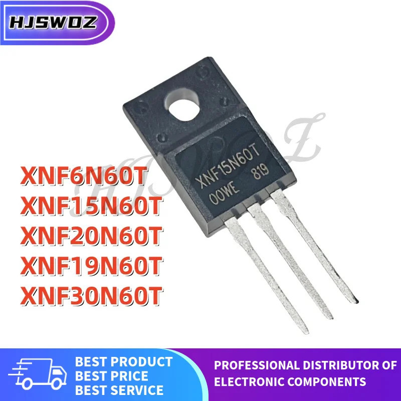 5PCS XNF6N60T XNF15N60T XNF20N60T XNF19N60T XNF30N60T TO-220F Field Effect ทรานซิสเตอร์