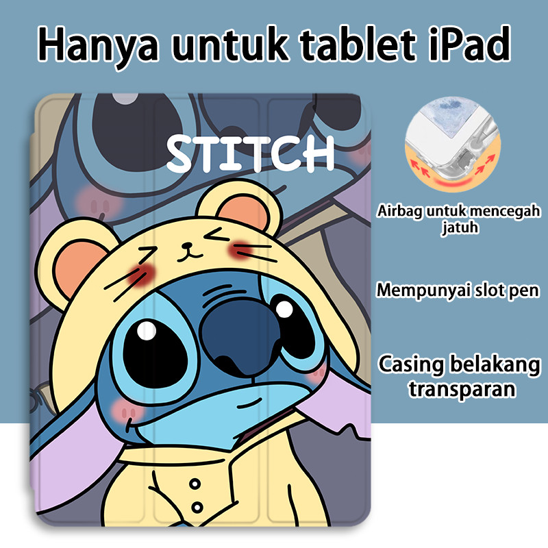 เคสป้องกัน IPad \ เคสสามพับพร้อมช่อง เหมาะสําหรับ iPad Air 5 (รุ่นที่ 9), iPad 8, iPad 7, iPad Air 1