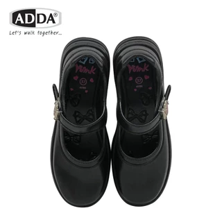 รองเท้านักเรียนหญิงสีดำ ADDA 41T01 เป็นรองเท้าที่ทำมาจากPUทำให้รู้สึกถึงความนุ่มนิ่มเบาสบายเวลาสวมใส