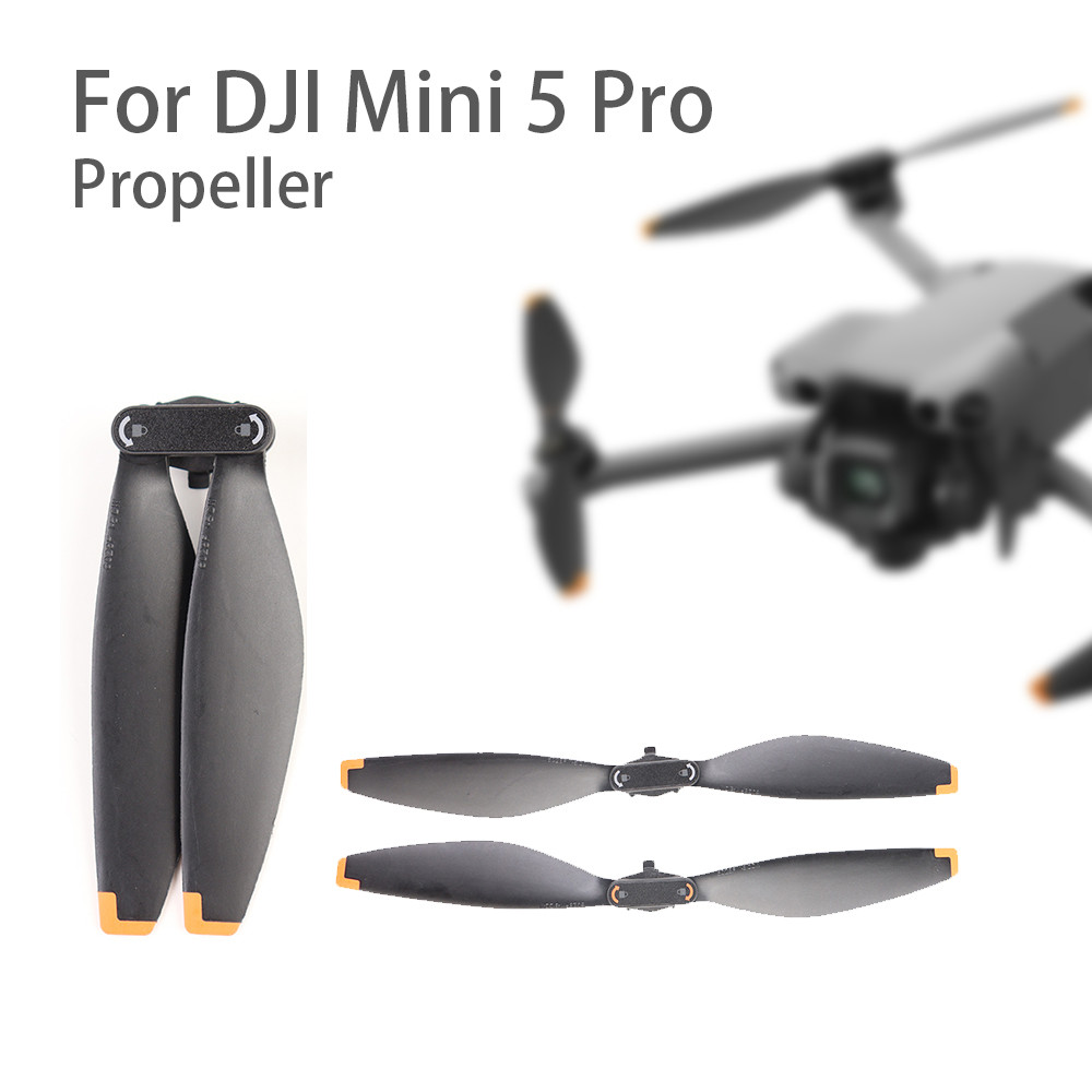เหมาะสําหรับใบพัดเฉพาะ DJI Mini 5 Pro เหมาะสําหรับอุปกรณ์เสริม DJI Mini 5 Pro, ใบมีดทดแทนสีดํา