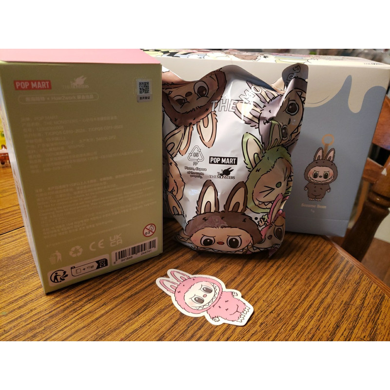 Pop Mart Labubu The Monsters ของแท้ที่น่าตื่นเต้น Macaron Lychee Berry