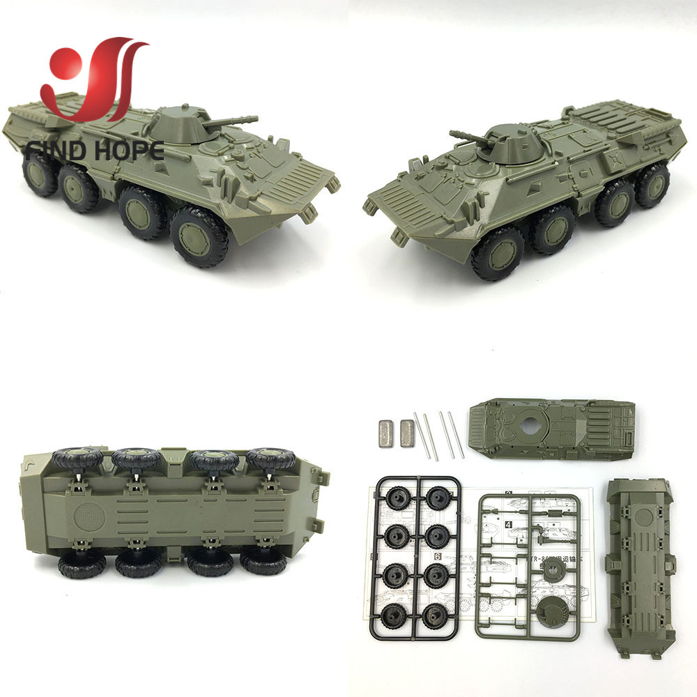 1: 72 รัสเซีย BTR-80 Armored Transporter ประกอบรุ่น Carrier รถ Quick ประกอบรุ่น