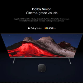 Xiaomi TV Box S 3rd Gen 4K กล่อง Android TV I สูงสุด 4K Ultra HD I รองรับภาษาไทย I สนับสนุน Dolby Vision I Google TV