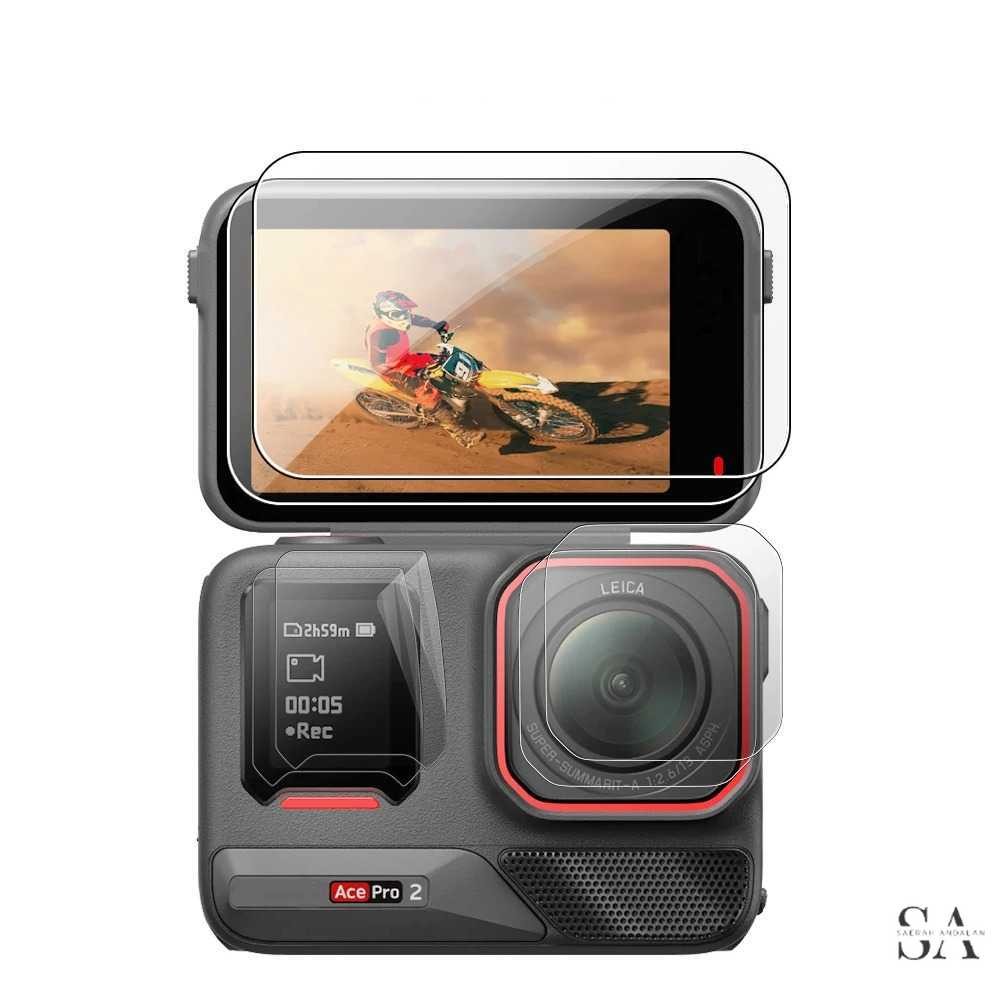 ฟิล์มกันรอยกระจกนิรภัย 2.5D Curve Insta360 Ace Pro2