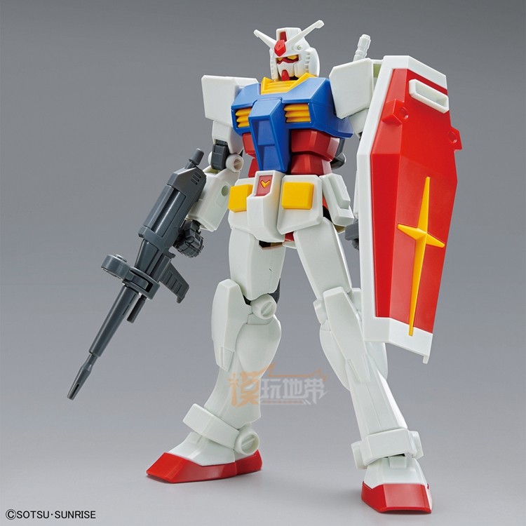 พร้อมสต็อก Bandai EG เกรดเข้า 1/144 RX-78-2 Gundam Yuanzu Gundam Assembly Model