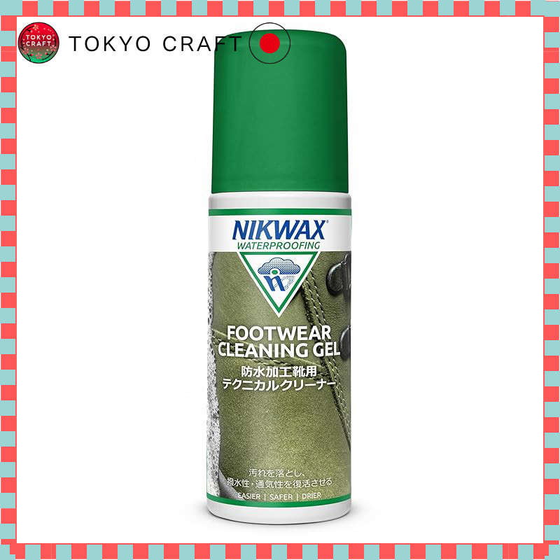 NIKWAX Shoe Cleaner Gel - Waterproof hiking boots, walking shoes, trekking shoes, outdoor shoes, tra