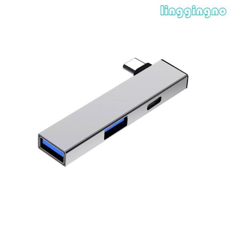 RR MultiFunctional USB C Hub USB C Splitter Type C ถึง Type C และ 2 พอร์ต USB Hub สําหรับเพิ่มประสิท