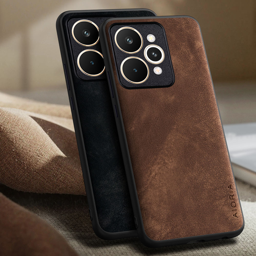 กรณีหรูหราสําหรับ OPPO Realme 15 14 Pro Plus 14X 5G Retro กํามะหยี่เนื้อคลุมทั้งหมด funda สําหรับ realme 15 14 pro + กรณี capa