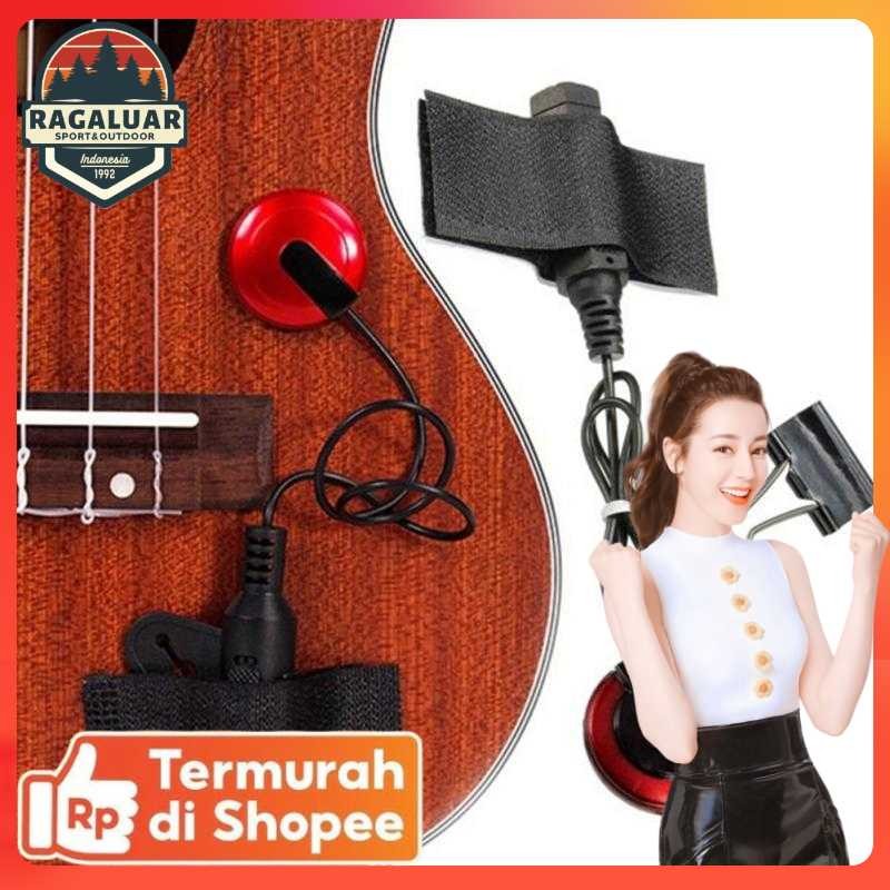 Piezo Professional Pickup ไมโครโฟนกีตาร์โปร่ง 6.35 มม. - P-007