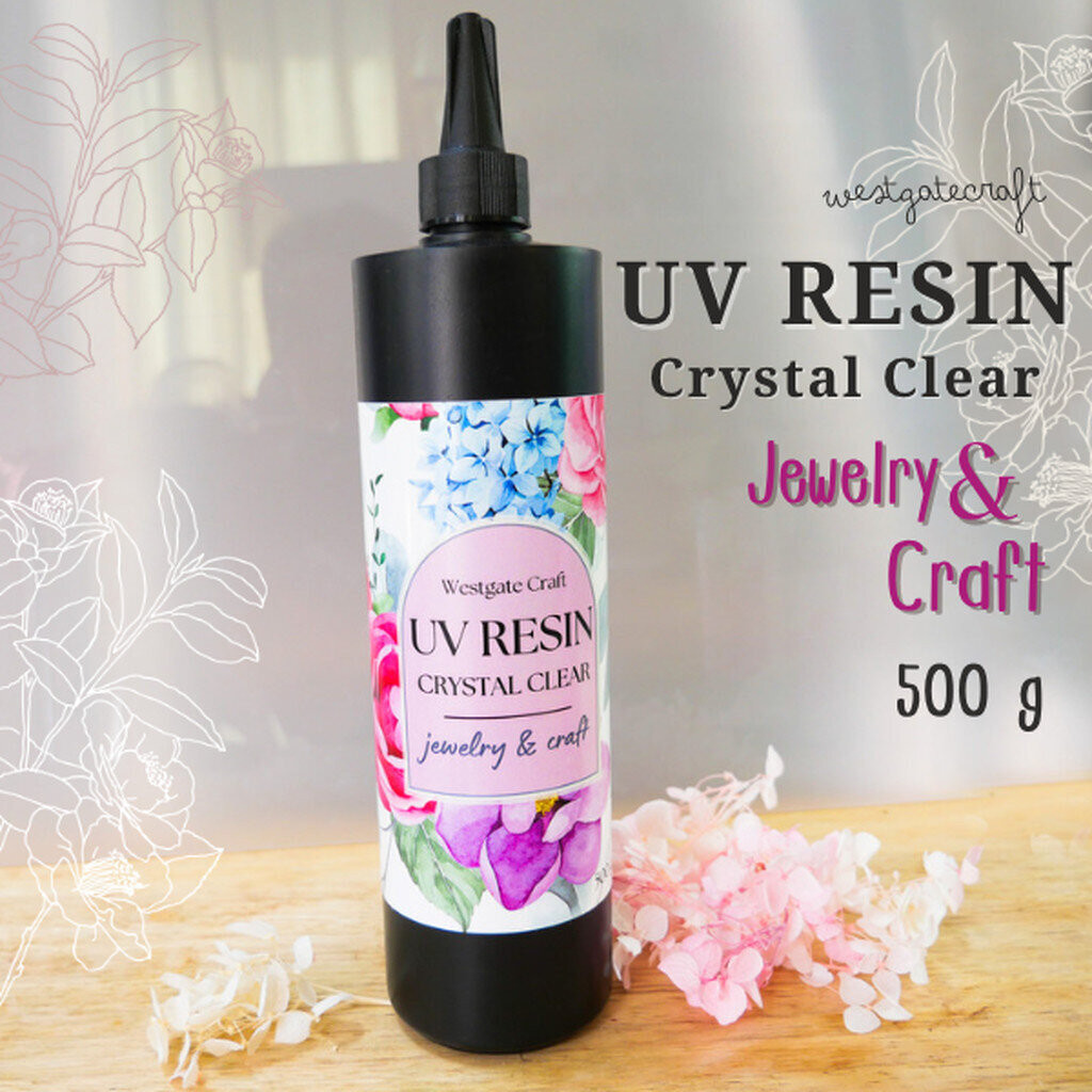UV Resin Crystal Clear jewelry & Craft 500 กรัม ใสมาก