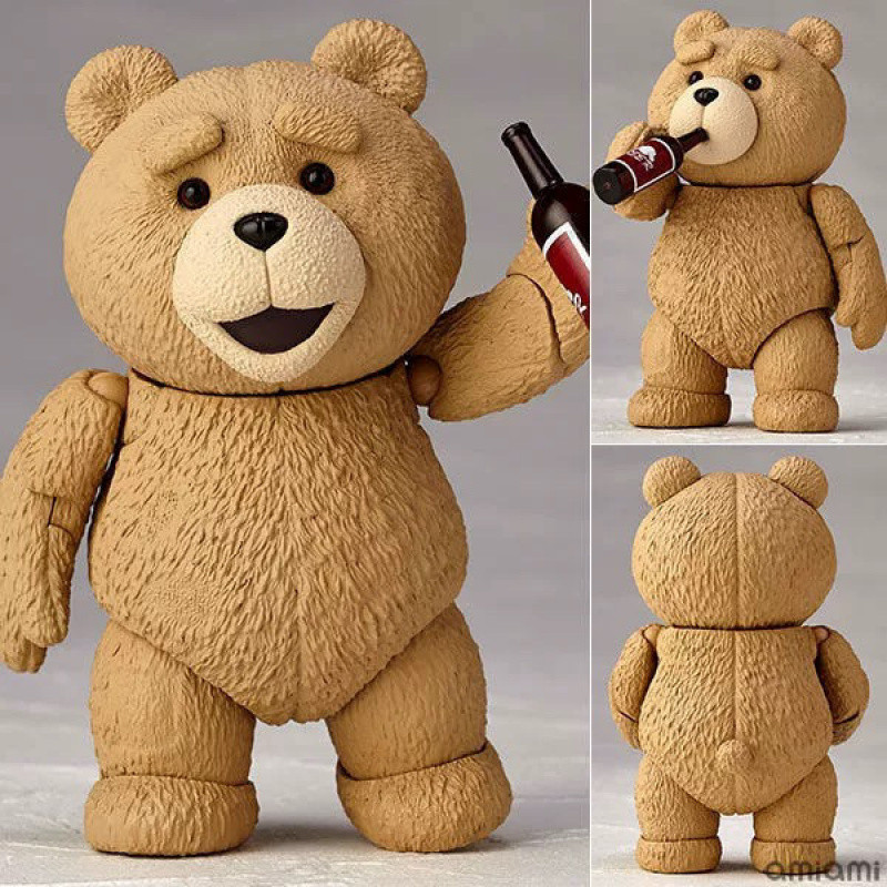 Teddy Bear Figurines from TED2 MoviesNaughty and Cute Teddy BearsBoxed Teddy Bear FigurineCartoon Fi