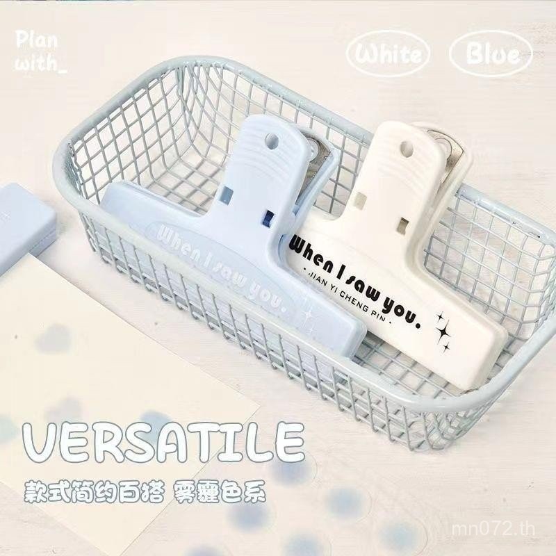 คลิป Simple คู่มือสีเครื่องเขียนคลิป ins สไตล์กระดาษ 999 การเรียนรู้โฟลเดอร์คู่มือมูลค่าสูง Retro 5R