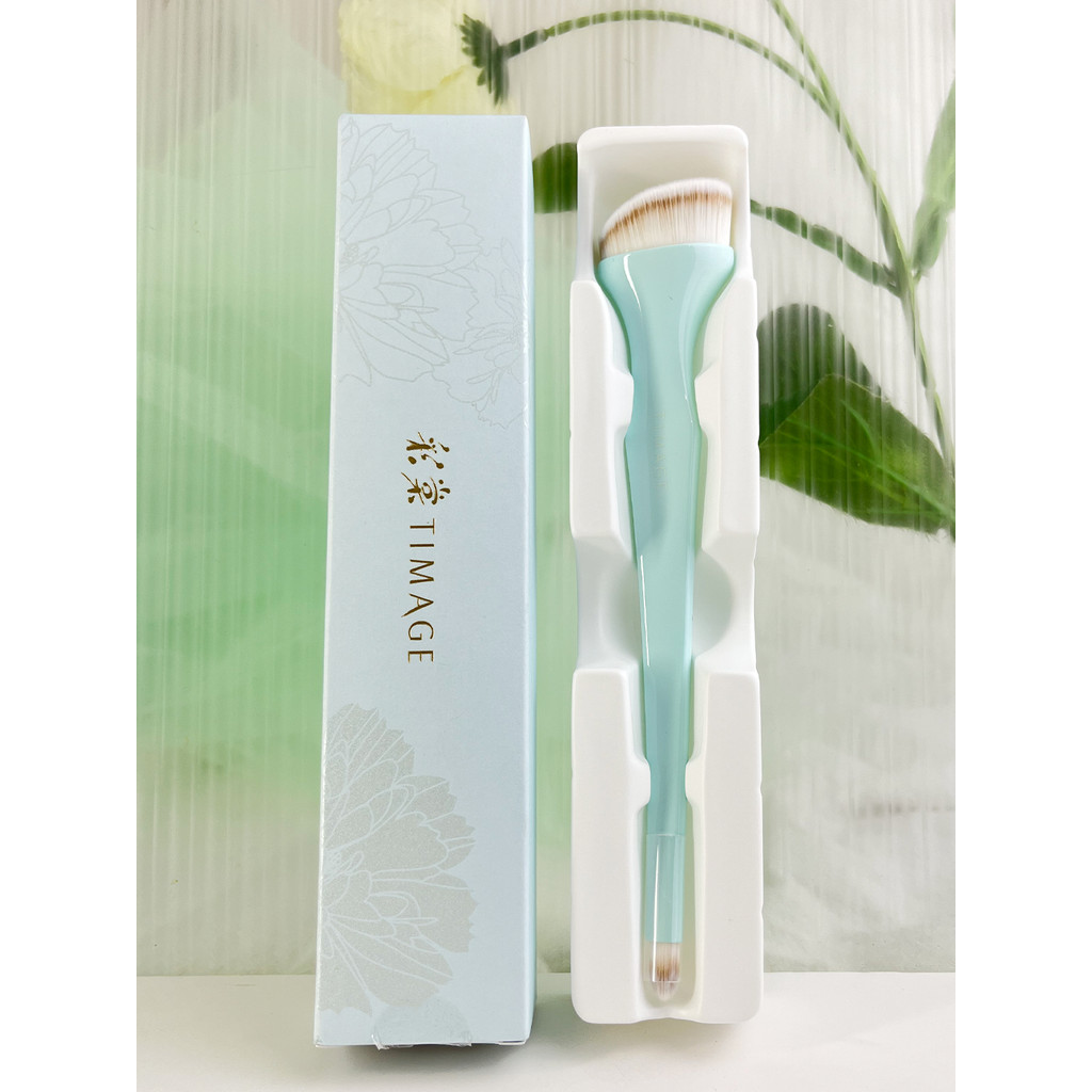 แปรงปัดแก้ม supermom แปรง แปรงรองพื้นคอนซีลเลอร์ ไช่ถัง แปรงคอนทัวร์สองหัว แปรงไฮไลท์ พัฟนิ้วหัวแม่ม