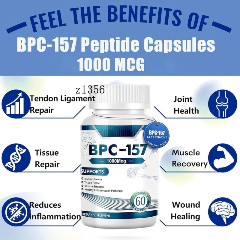 พร้อมสต็อก BPC-157 แคปซูล bpc-157Capsules Capsules แคปซูลออกกําลังกายกล้ามเนื้อ 60 แคปซูล