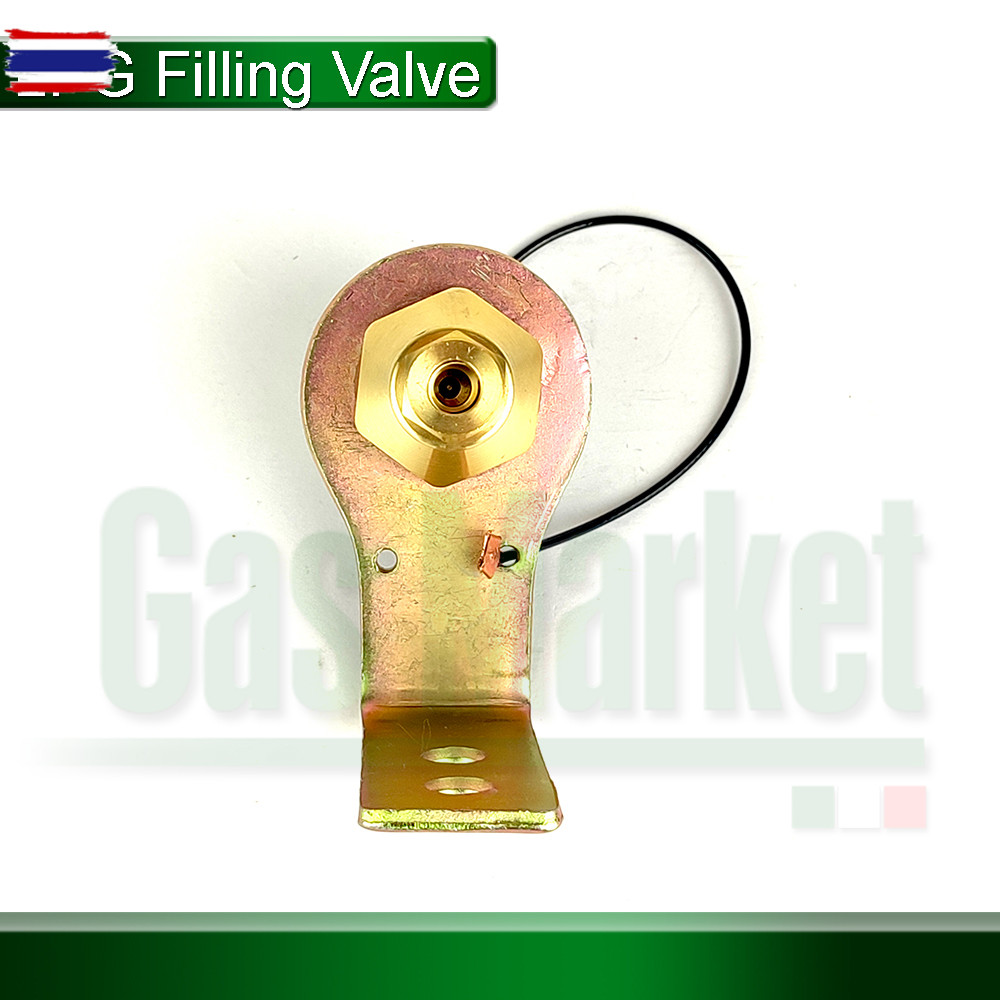 RT หัวเติมแก๊ส LPG ใช้กัรถยนต์ชิดข้อต่อแตาไก่ - RT: LPG filling valve for car type fittings single f