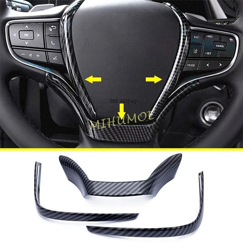 สําหรับ 2019-2024 Lexus UX200 UX250h UX300e ES200 ES250 ES350 ES300h พวงมาลัยรถตกแต่งฝาครอบสติกเกอร์