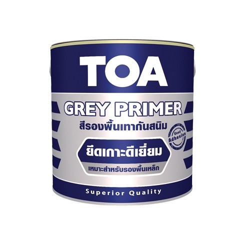 TOA รองพื้นกันสนิม G-2010 สีเทา สีกันสนิม สีรองพื้น สีเทา ขนาด 3.7 ลิตร