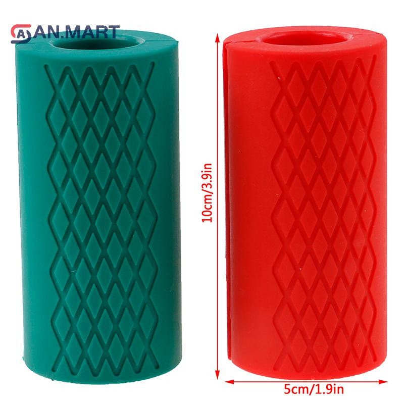 Newwellknownnice Barbell Grips Dumbbell Silicone Grip Pull Up Weightlifg Anti-Slip Protect Pad TH - รูปที่ 5