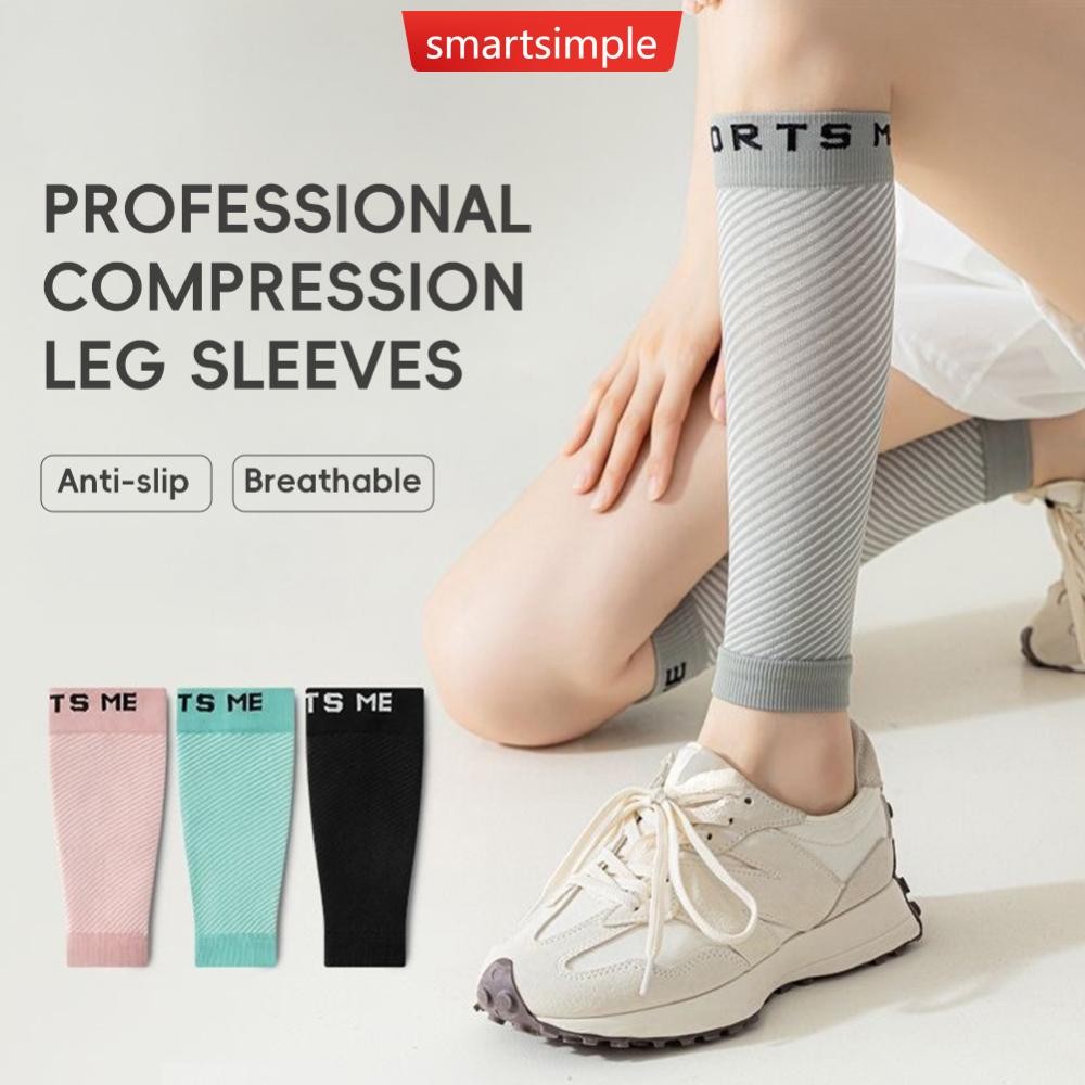 SMARTSIMPLE 1 คู่ Professional Gym ลูกวัวแขน Sweat-Wiking และ Breathable ความเมื่อยล้าบรรเทาความดันข