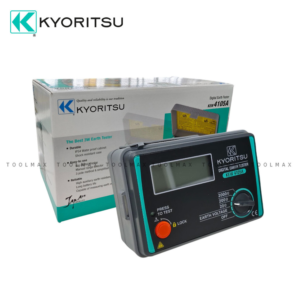 KYORITSU เครื่องตรวจความต้านทานดินแบบดิจิตอล รุ่น KEW 4105A