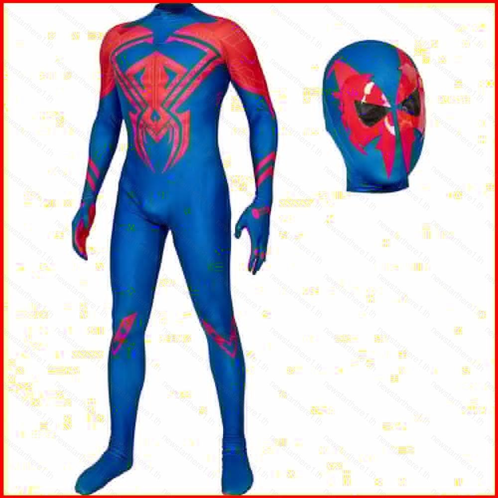 ชุดคอสเพลย์ Miguel O'Hara Spider-Man 2099 แบบ Jumpsuit สำหรับเด็ก