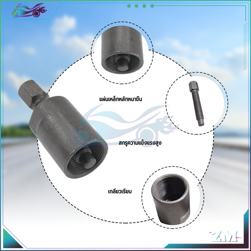 แจดูดจานไฟ ดูดจานไฟ M30*1.5 GS125  เเกลียวหยาบ งานเหล็กหนา มีน้ำหนัก กลียวไม่สึกง่าย เกลียวไม่รูดง่าย ใช้งานได้จริง
 - รูปที่ 4