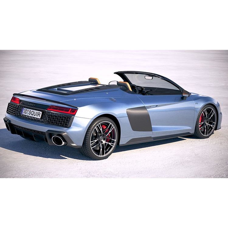 รถสปอร์ต Audi R8 Spyder รุ่น 3 มิติ