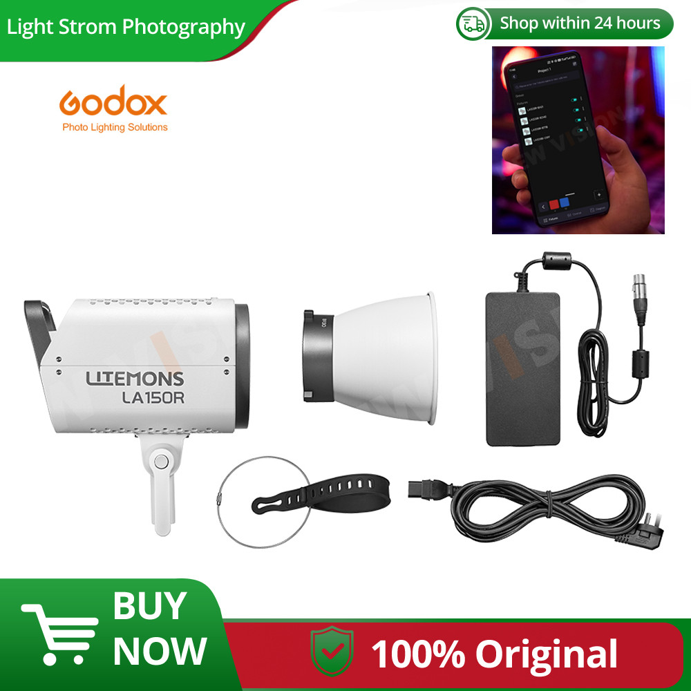 GODOX LA150R LA200R LA300R LA300Bi LITEMONS ไฟ LED เต็มรูปแบบพร้อมระบบควบคุมแอพการถ่ายภาพ Bowens Mou