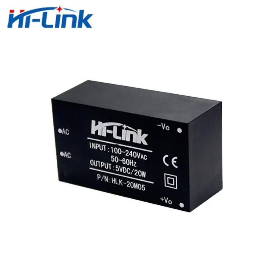 Hi-Link HLK-20M05 AC to DC Converter 5V 4A 20W โมดูลจ่ายไฟแยก [CE]