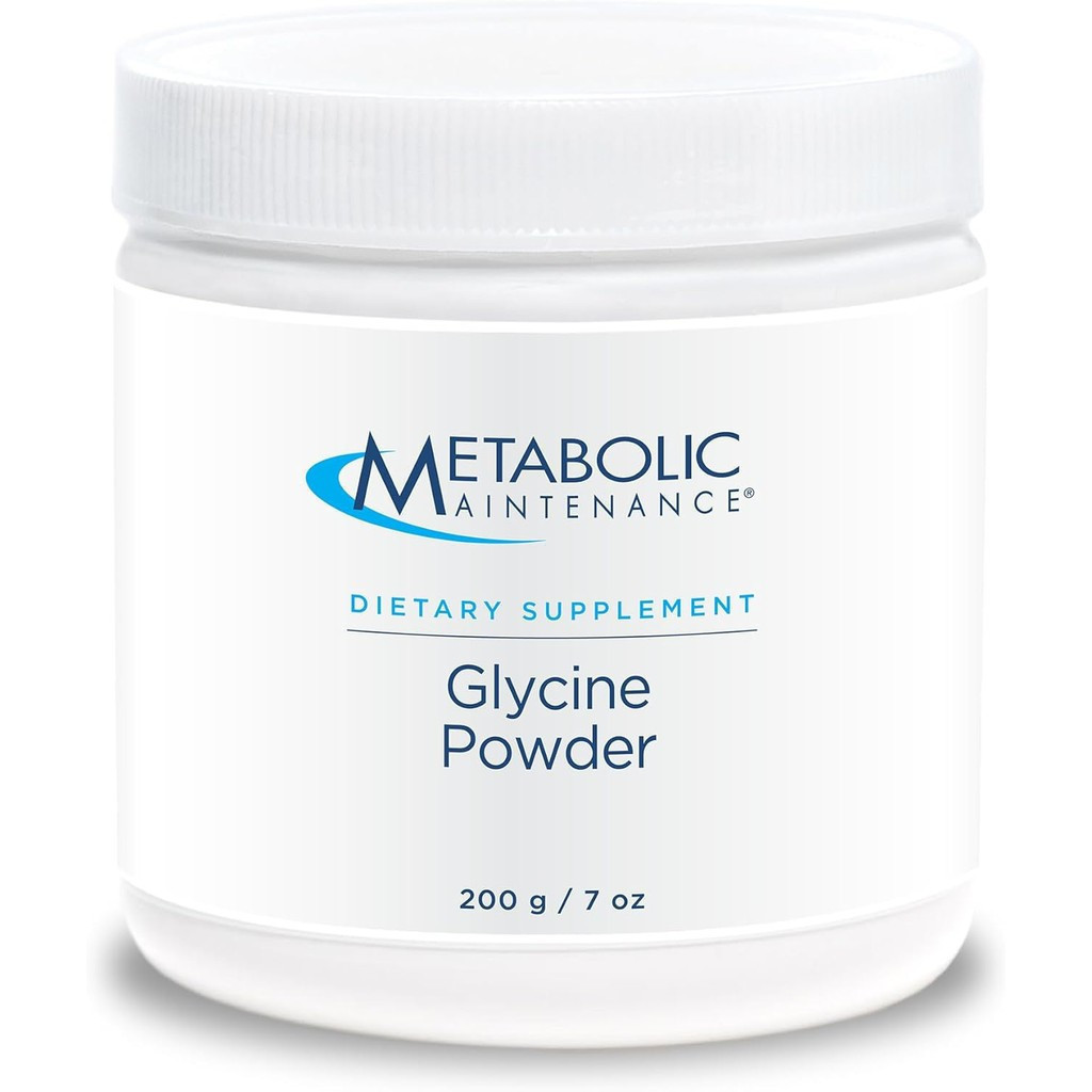 Metabolic Maintenance Glycine Powder - Pure 500mg Amino Acid Supplement with Naturally Sweet Taste -