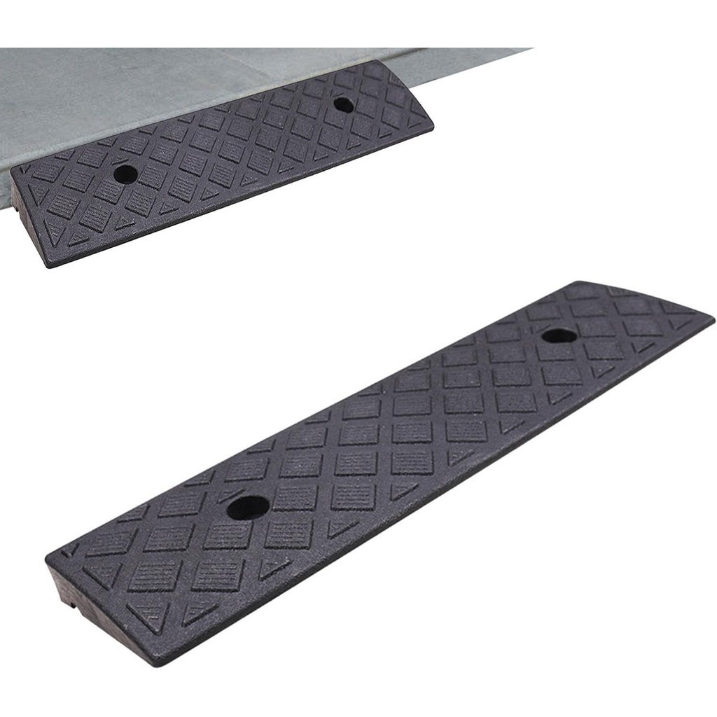 Youngwier แผนที่ขอบ Ramp 3 ซม.เกณฑ์สูง Ramp รถเข็นแบบพกพา PVC Ramp แผนที่ขอบ Ramp พลาสติกเกณฑ์แผนที่