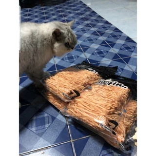 ปลาเส้นรสปูอัด เกรด A สำหรับสุนัข แมว ชูก้าไรเดอร์