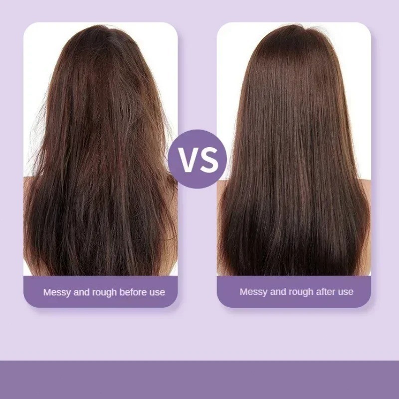 หวีไฟฟ้าไร้สาย หวีผมตรงไฟฟ้า 2in1 หวีม้วนผม เครื่องหนีบผมหวียืดผมไร้สาย แบบพกพา ร้อนเร็ว ชาร์จไฟได้ - รูปที่ 5