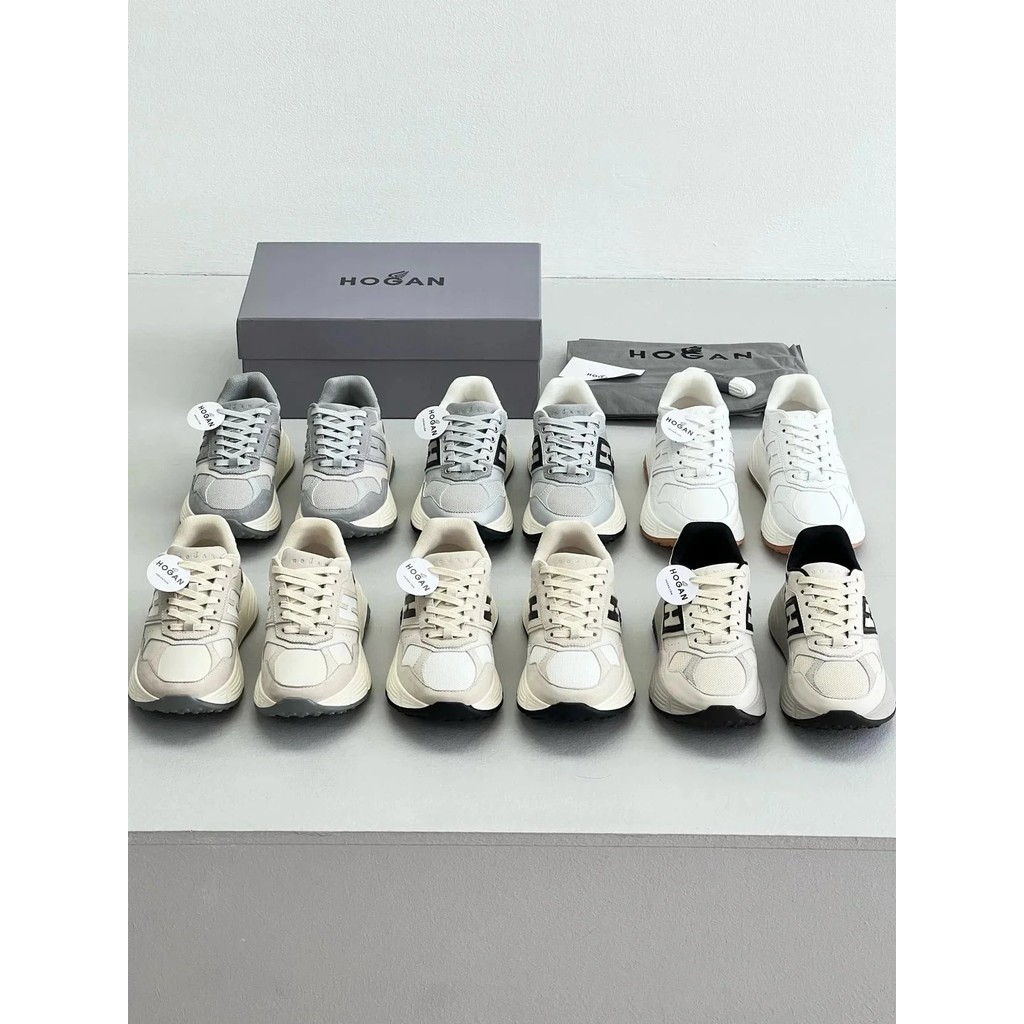 รองเท้ากีฬายอดนิยม HOGA HOGA สไตล์คลาวด์ สำหรับวิ่งและย้อนยุค เพิ่มความสูงได้ แบบหนา Hi-Fi Series