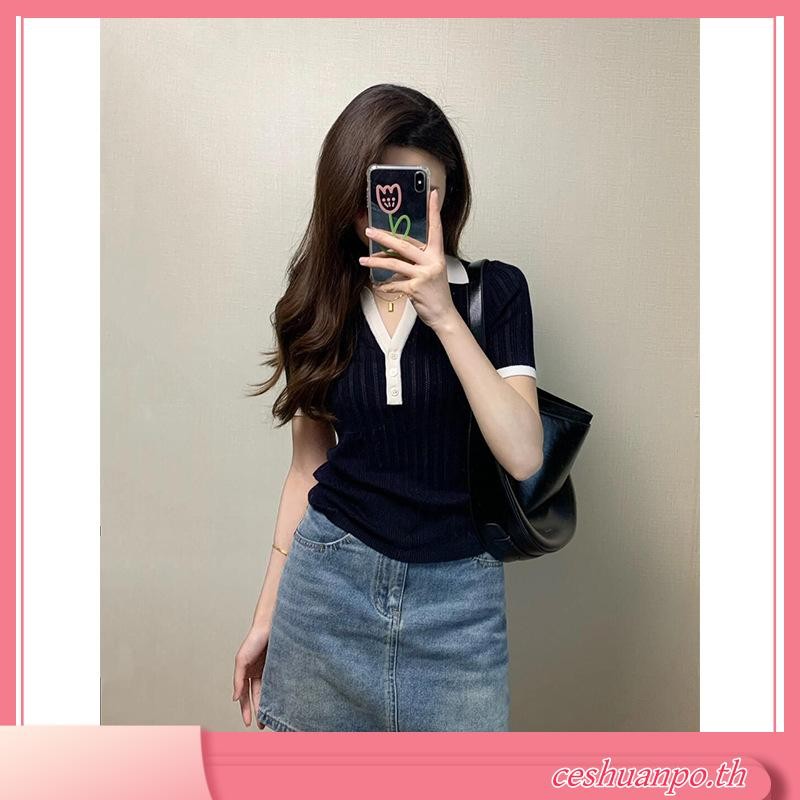 เสื้อยืดโปโลผู้หญิง Tag WG.WE