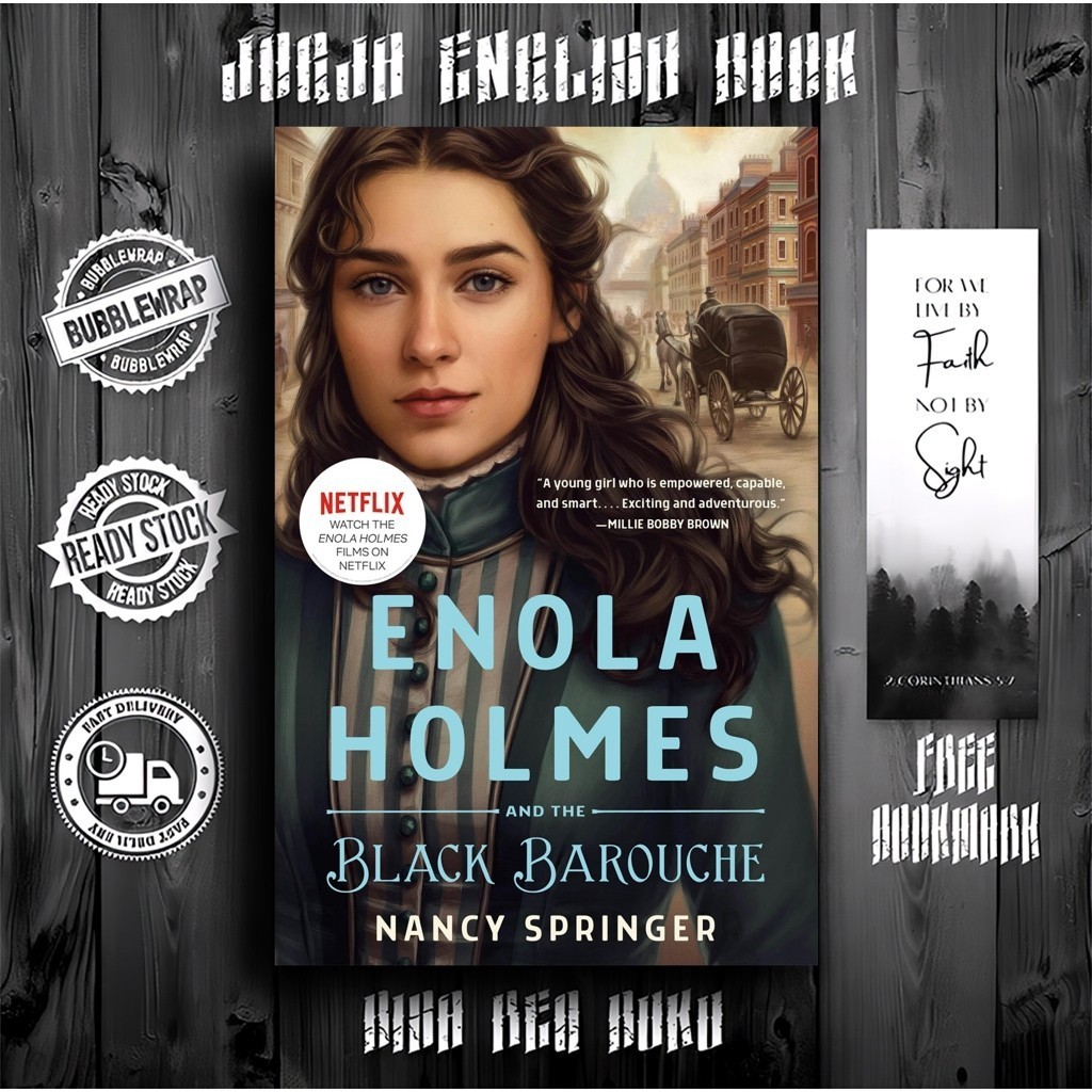 Enola Holmes และ Barouche สีดํา โดย Nancy Springer