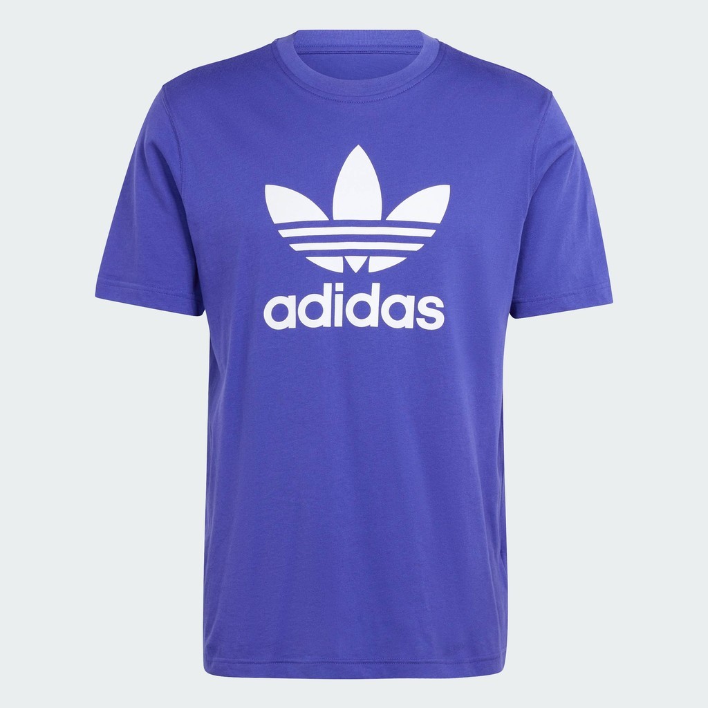 adidas Lifestyle Adicolor Trefoil Tee Men Purple IR7982