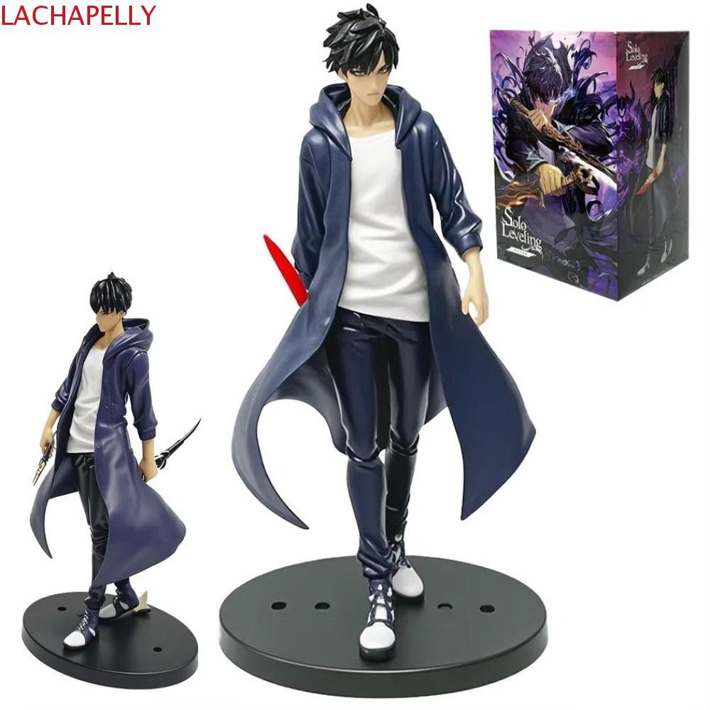 LACHAPELLY Solo Leveling Figure, Model Toys Desktop Ornament Sung Jinwoo Action Figure, Standing Pos