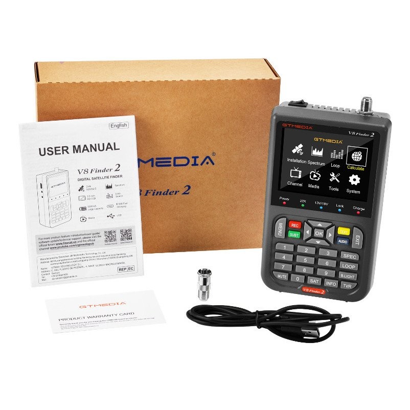 GTMEDIA V8 Finder 2 Finder DVB-S/S2/S2X Star Detector Conditioning Star Detector Freesat