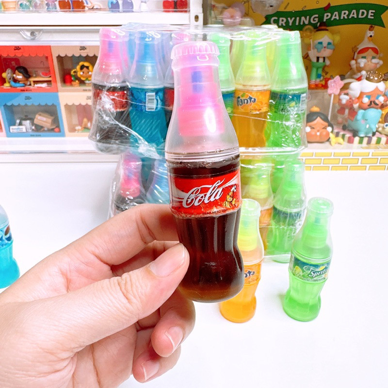 สเปรย์ขวดน้ำหวานอัดลม 4 รส <1 เเพค 30 ขวด>