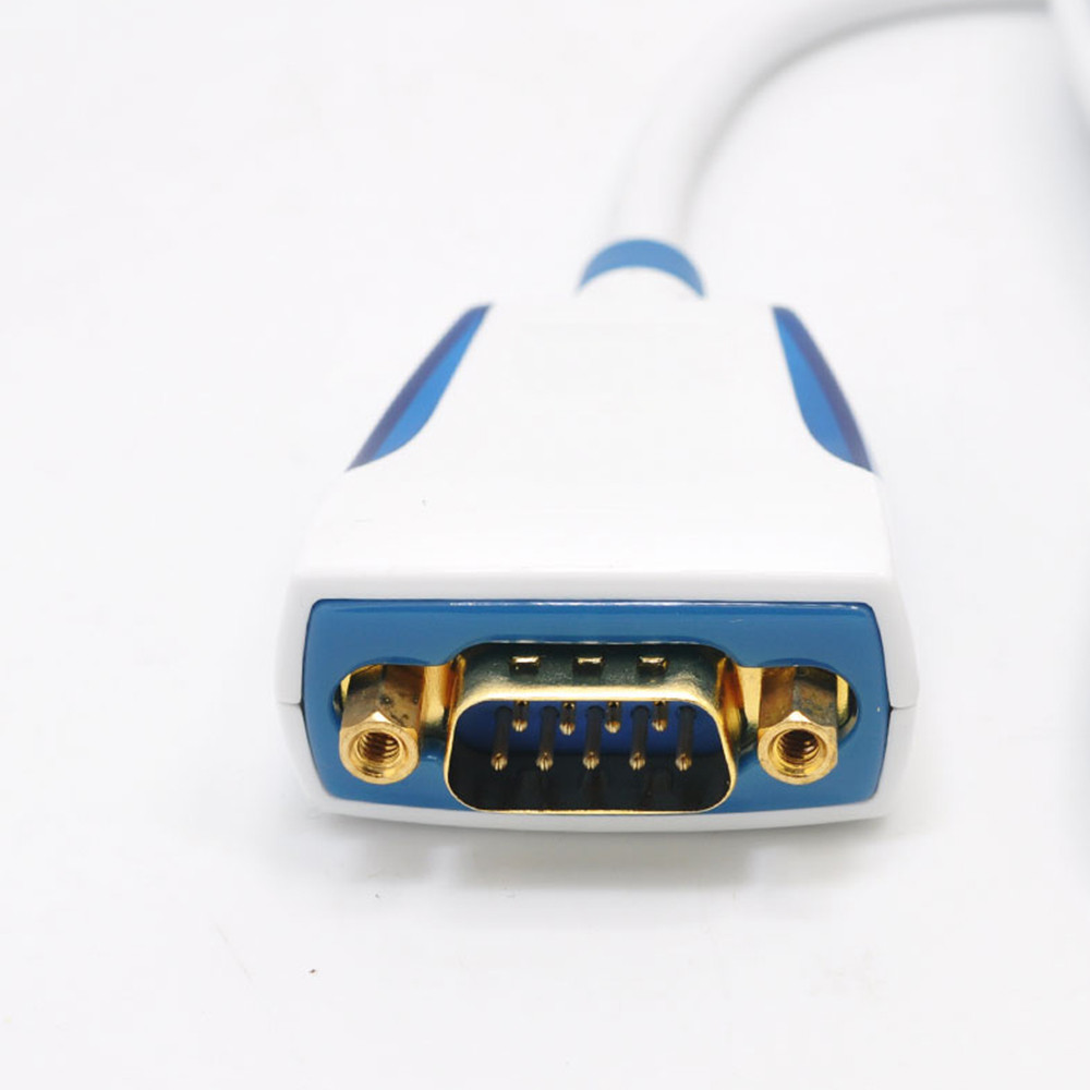 USB to RS232 ชาย DB9 สาย Serial COM พอร์ตอะแดปเตอร์ชิป FTDI USB R232 สายแปลง Windows 11/10/ 8.1 8 7 