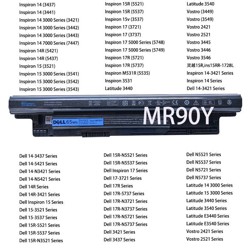 DELL尔Inspiron 15-3000 3541 3542 3543 P28F MR90Y XCMRD