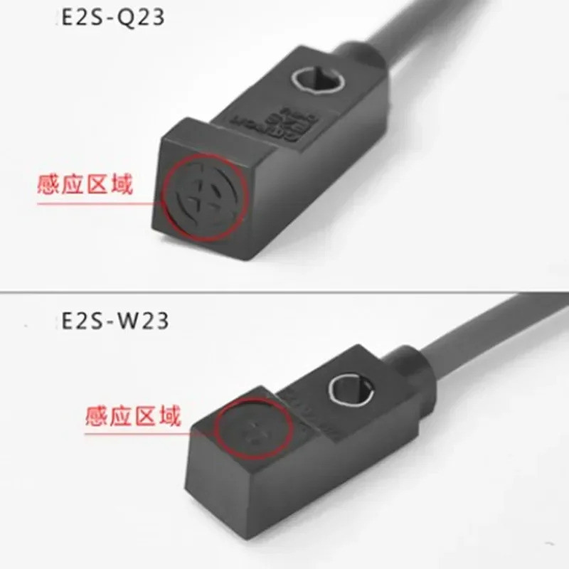 1pcs ใหม่โลหะอุปนัย Proximity สวิทช์ E2S-Q23 E2S-W23 E2S-Q21 E2S-W21 E2S-Q22 E2S-W22 สามสาย DC Senso