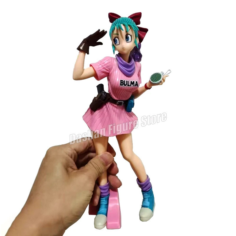 24 ซม.Dragon Ball Figures Glitter & Glamours Bulma Action Figure ตกแต่ง PVC คอลเลกชันตุ๊กตาอะนิเมะ B