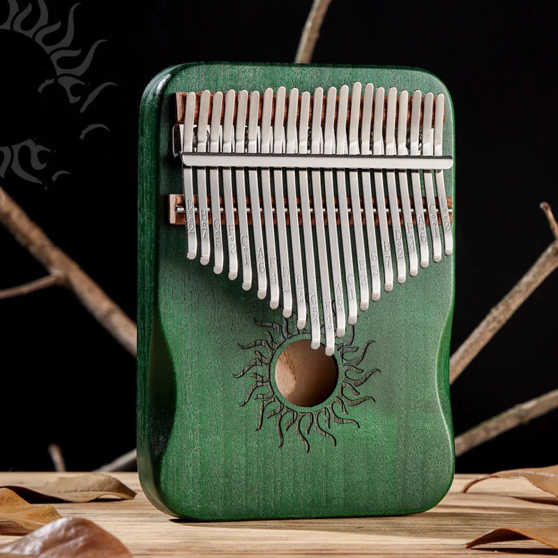 Hluru Kalimba 17 21 คีย์Kalimbaนิ้วมือเปียโนSolid Mapleไม้Kalimba Thumbเปียโนคีย์บอร์ดเครื่องดนตรีMb