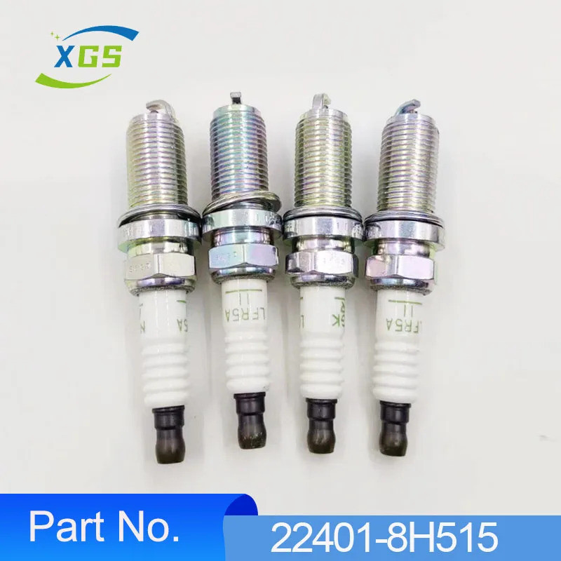 4pcs 22401-8H515 หัวเทียนรถยนต์สําหรับ Nissan Almera N16 X-Trail T30 Patrol Y61 TY61 Premera P12 224