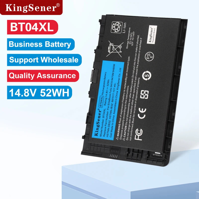KingSener BT04XL HSTNN-IB3Z แบตเตอรี่สําหรับ HP EliteBook Folio 9470 9470M 9480M Series DB3Z I10C BA