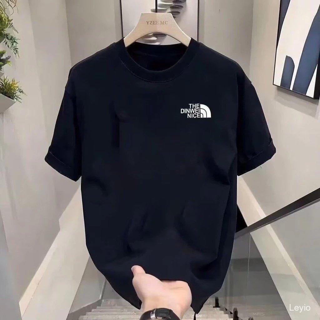 เสื้อยืดแขนสั้นชาย โอเวอร์ไซส์ แบรนด์แฟชั่น พิมพ์ลายตัวอักษรสุดเท่ ส่งจากกรุงเทพ S-3XL