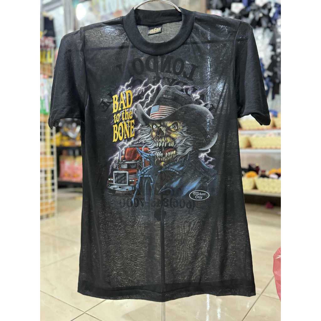 พร้อมส่ง เสื้อยืดผู้ชายสีดำ Oversize ผ้านิ่มใส่สบาย 3D พิมพ์ลายจม สกรีนลายหน้าหลัง ใส่สบายสุดๆ