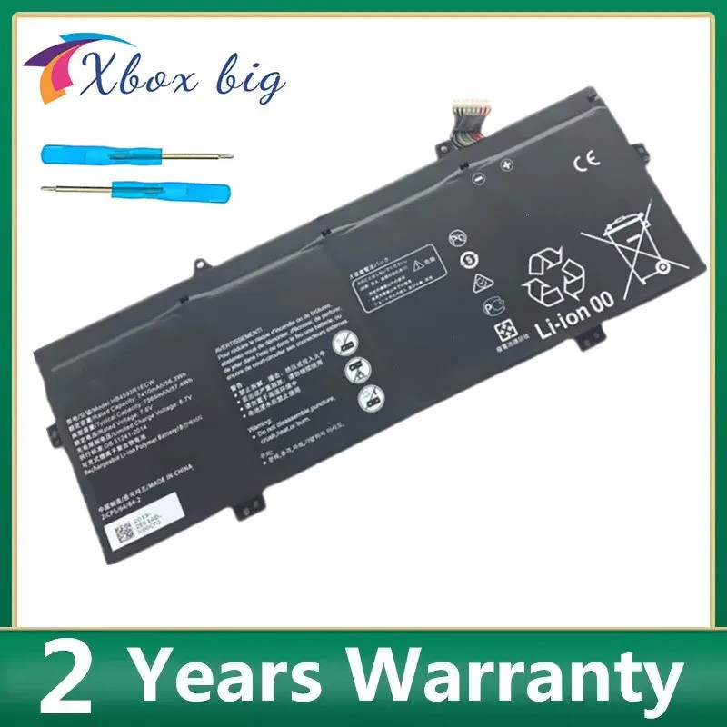 HB4593R1ECW แบตเตอรี่แล็ปท็อปสําหรับ Huawei Magicbook 14 2019,R5 VLT-WX0,X Pro 13.9, KPRC-W10 KPR-W1